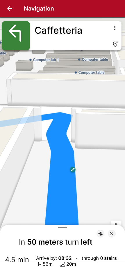 Visually Impaired Mode in Use